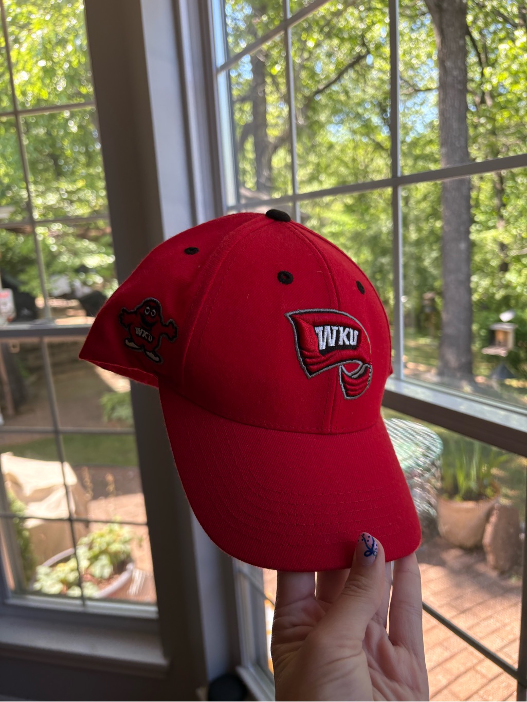 Top Of The World Wku Western Kentucky Red Baseball Cap Hat
